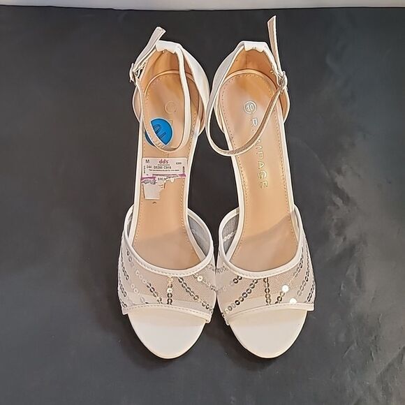 BRAND NEW RAMPAGE HIGH HEEL STILETTOS ADJUSTABLE BUCKLE STRAP SANDAL G1 - Picture 2 of 16